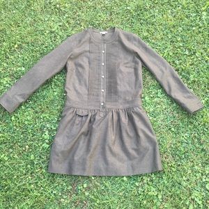 SALE! J.Crew Like New Wool Dropwaist Dress Pockets
